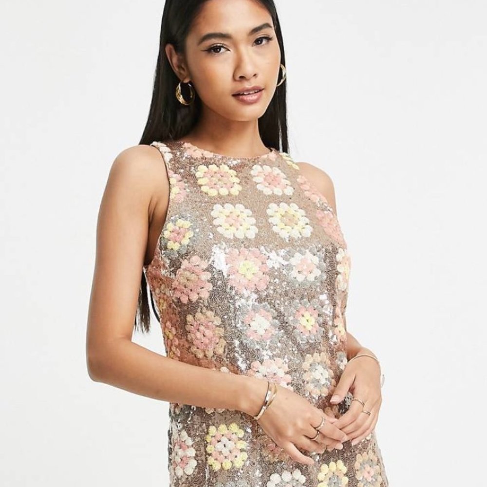 & other stories | Sleeveless Sequin Mini Dress